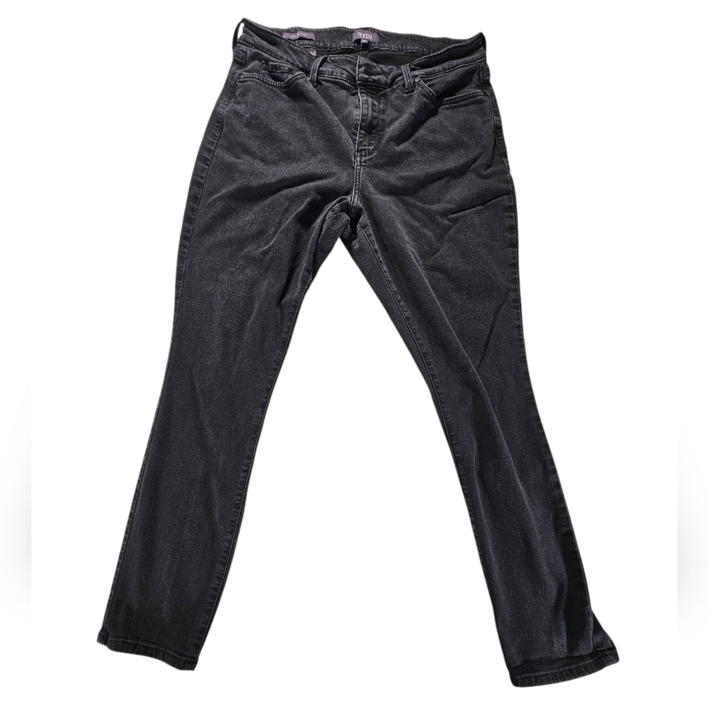 NYDJ Ami Skinny Black Jeans With liftXtuck  Technology Size 14